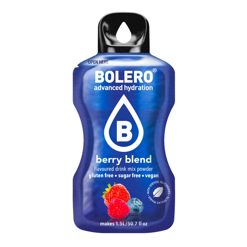 Berry Blend - 9g Sachet for 1500ml of ready sugar-free drink - BOLERO®