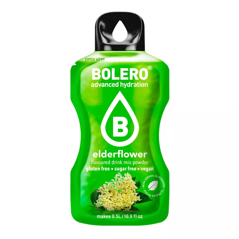 Elderflower - 3g Sachet for 500ml of ready sugar-free drink - BOLERO®