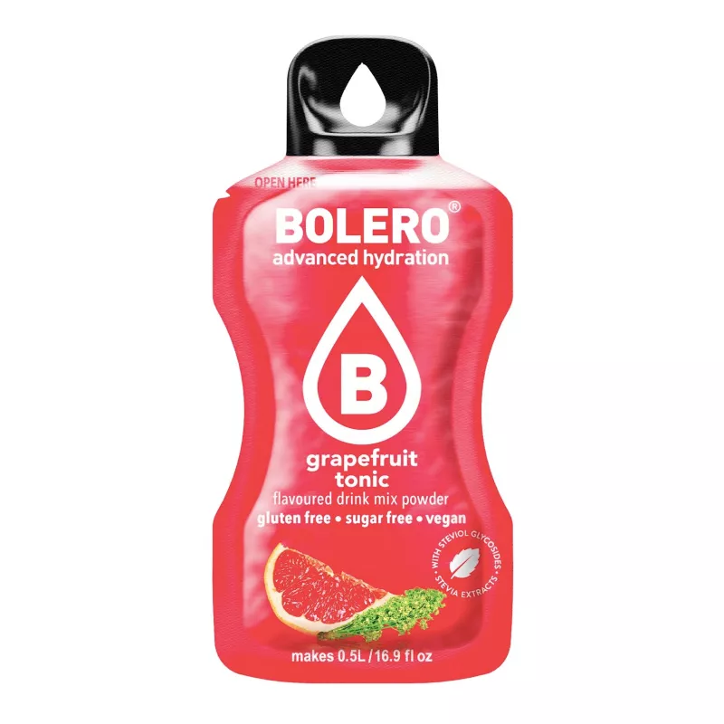 Grapefruit Tonic - 3g Sachet for 500ml of ready sugar-free drink - BOLERO®