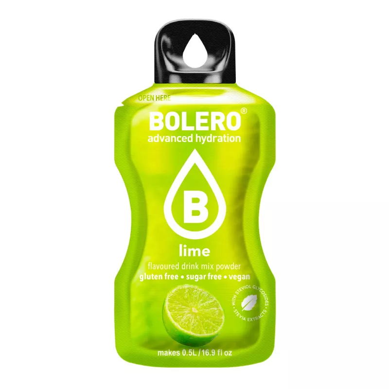 Lime - 3g Sachet for 500ml of ready sugar-free drink - BOLERO®