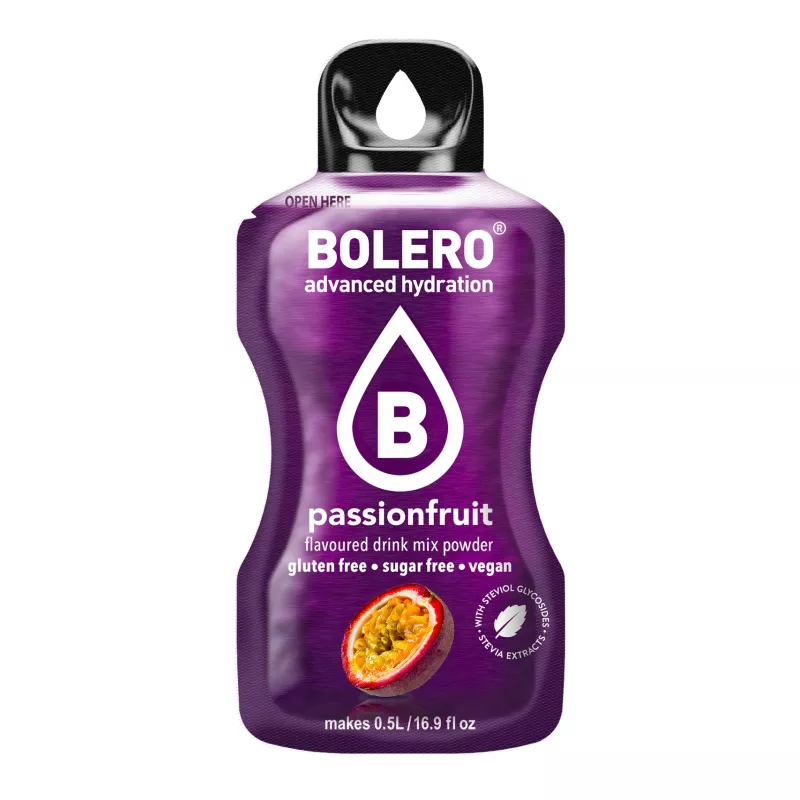 Passionfruit - 3g Sachet for 500ml of ready sugar-free drink - BOLERO®